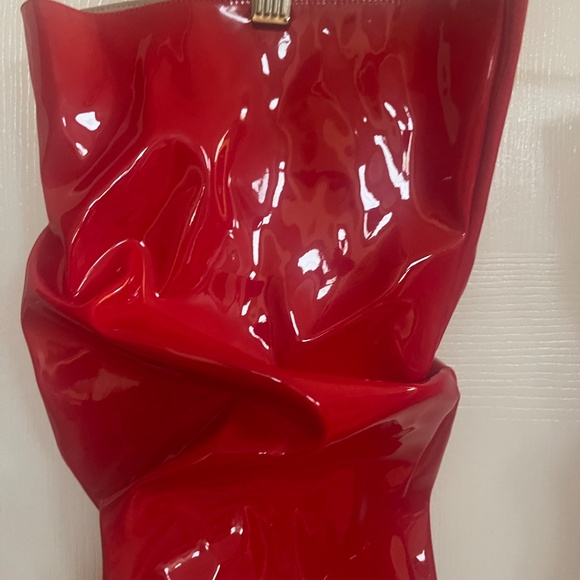 CUCCO THIGH HIGH RED PATENT LEATHER BOOTS 6(US) 36(EU) - Picture 3 of 15